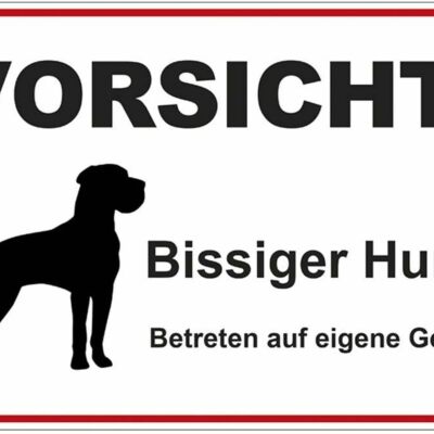 Vorsicht bissig!