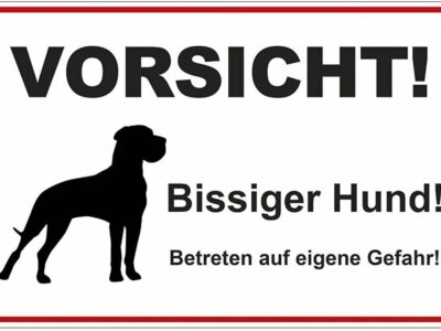 Vorsicht bissig!